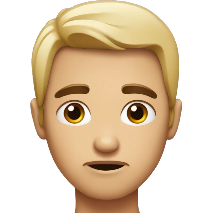 Confused eyebrow raised  emoji