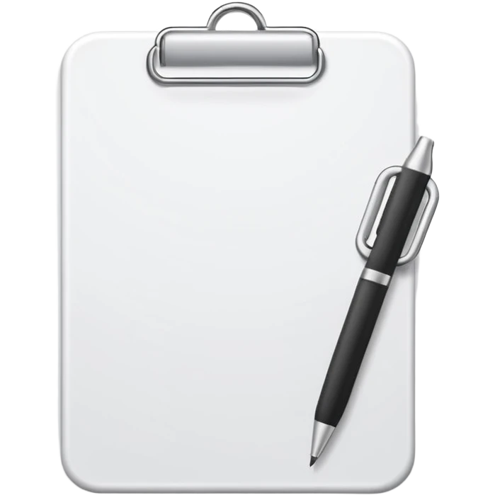 white stationery emoji