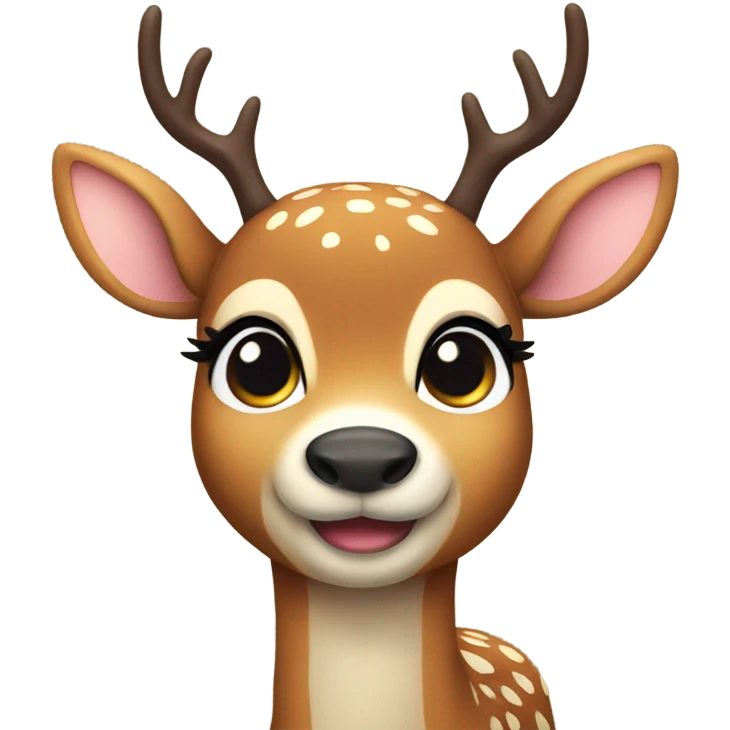 cute deer emoji