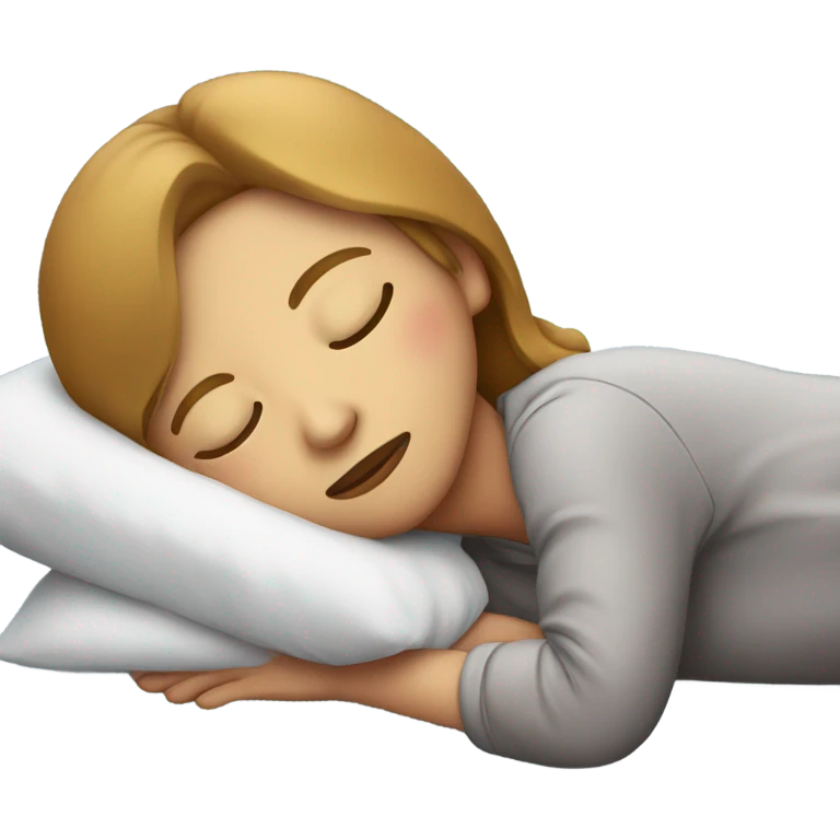 Sleeping girl emoji