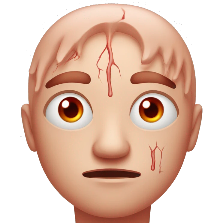 irritated red relaxed blood vessels eyes emoji