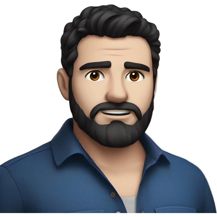 mysterious man in black. emoji