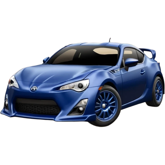 Extremely Distressed dented rusty old Extended wheelbase 2013 scion fr-s dark matte blackened blue 4wd monster Baja desert silver wheeled stadium racer  emoji