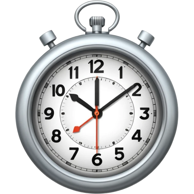 horloge avec la petite aiguille sur le 6 et la grande sur le 7 emoji