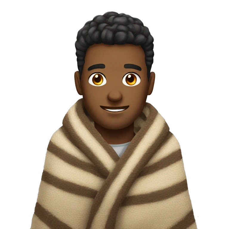 Cozy blanket emoji