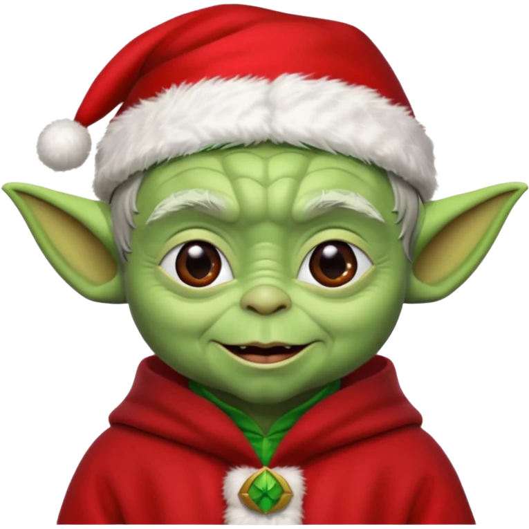 yoda santa emoji