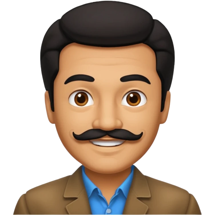 Rajnikant face emoji
