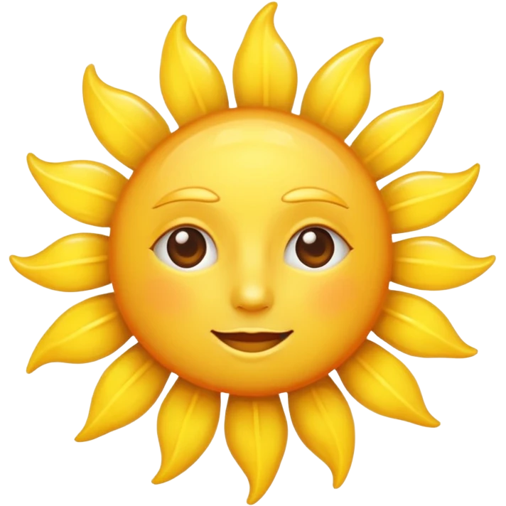 Güneş emoji