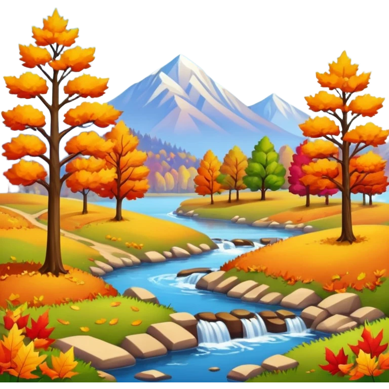 fall landscape emoji