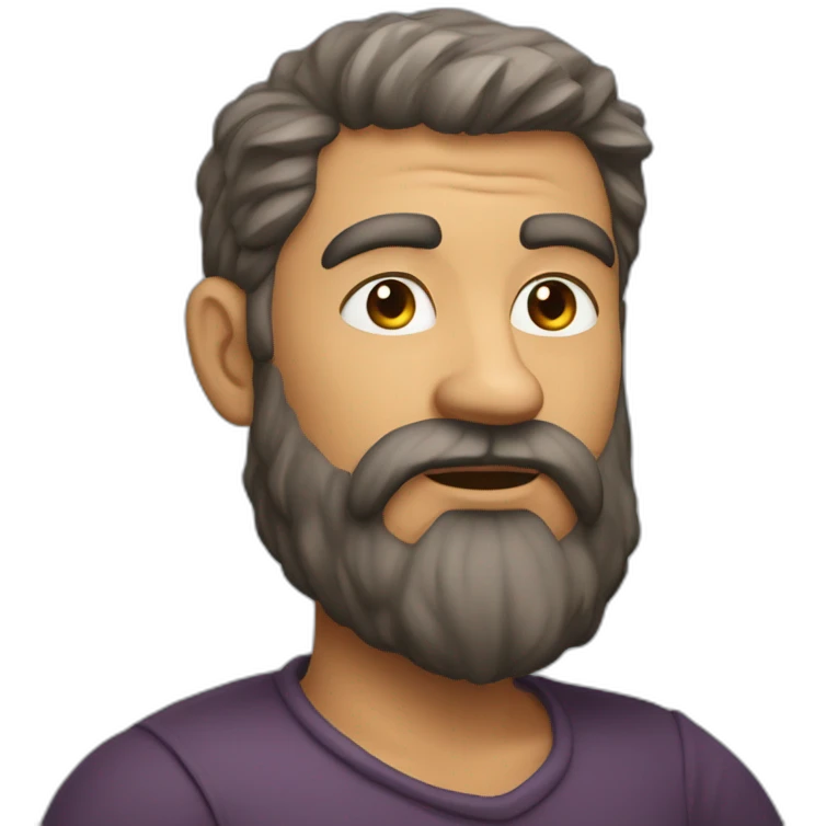 Barbu mal rasés emoji