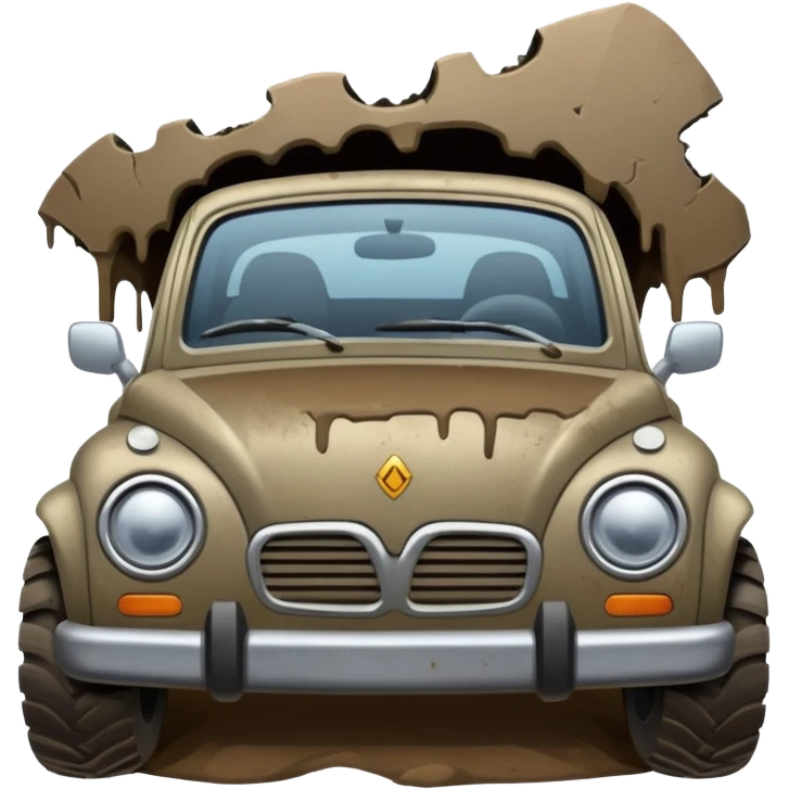 Filthy car emoji