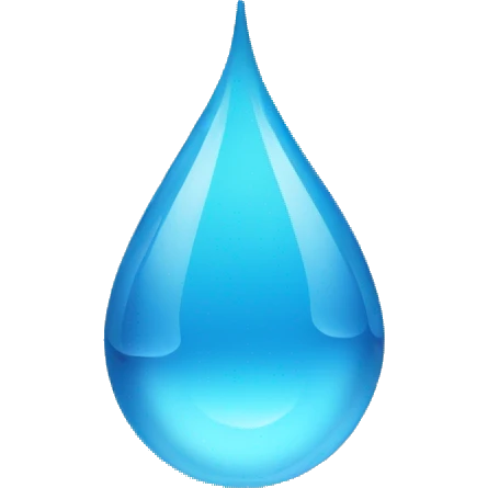 Water drop emoji