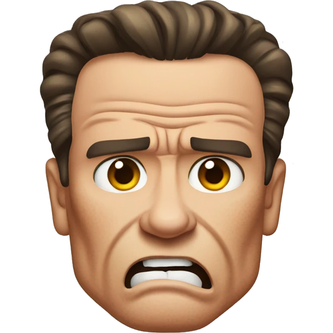 angry arnold schwarzenegger emoji