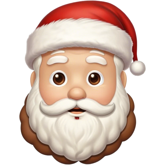 Poop santa emoji