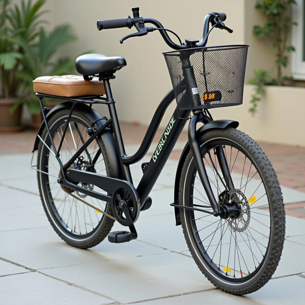 cycle with front basket emoji