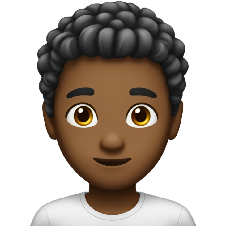 Cute hair emoji