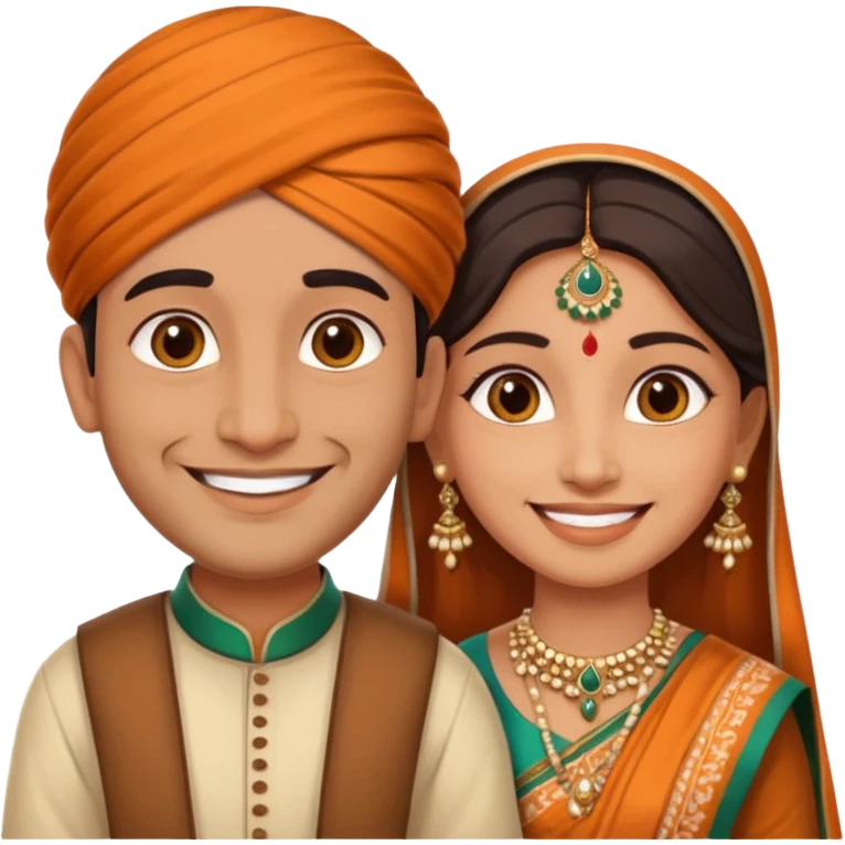2 indian couple beautiful 😍 full size emoji