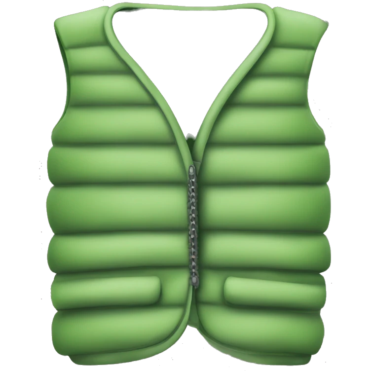 a picture of a gilet with a picture of green tick in the bottom corner emoji