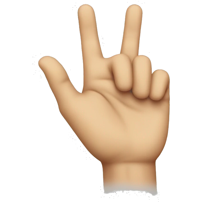 Hand wich form a Heart emoji