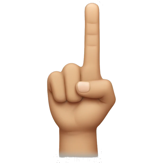 Three-finger salute emoji