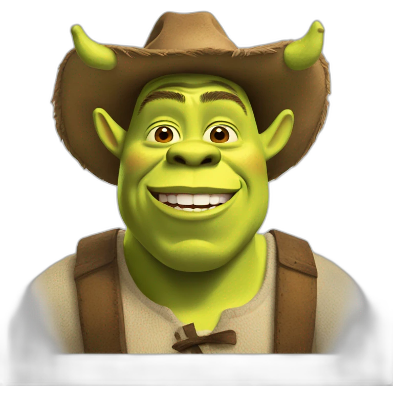 Shrek en burro emoji