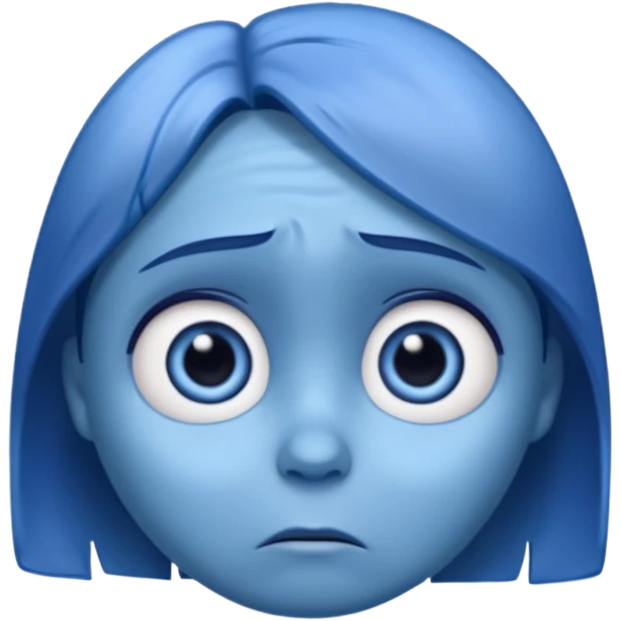 Sadness from the Inside Out movie emoji