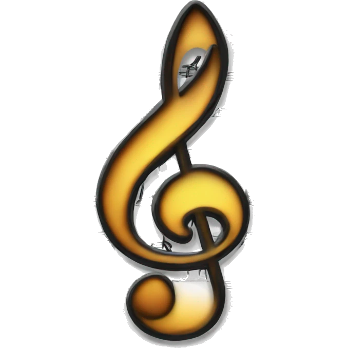 Magical music note  emoji