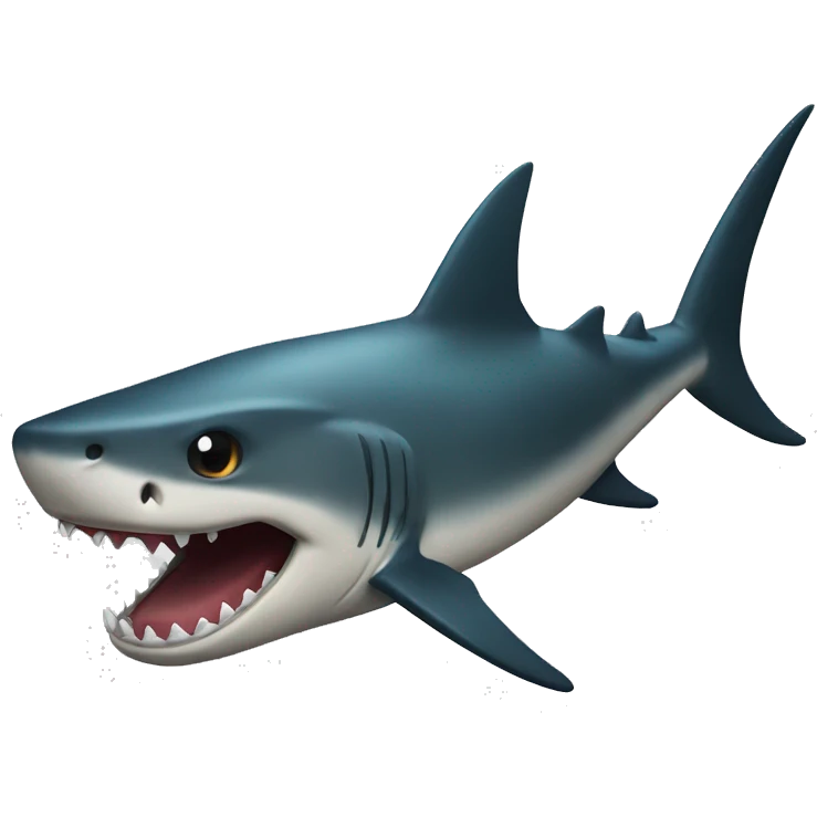 Tiburón corriendo  emoji