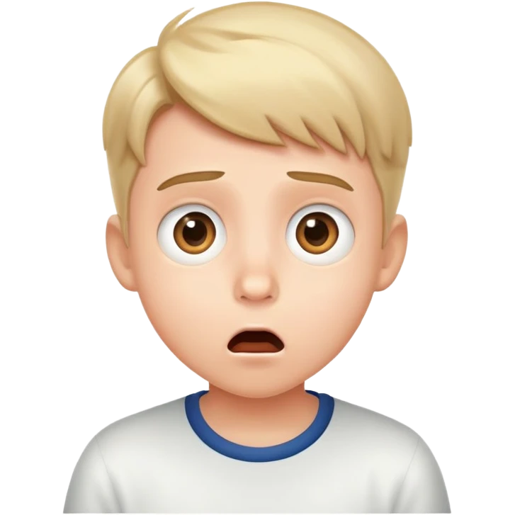 Surprised boy emoji