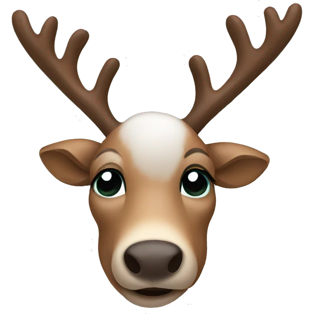 reindeer emoji