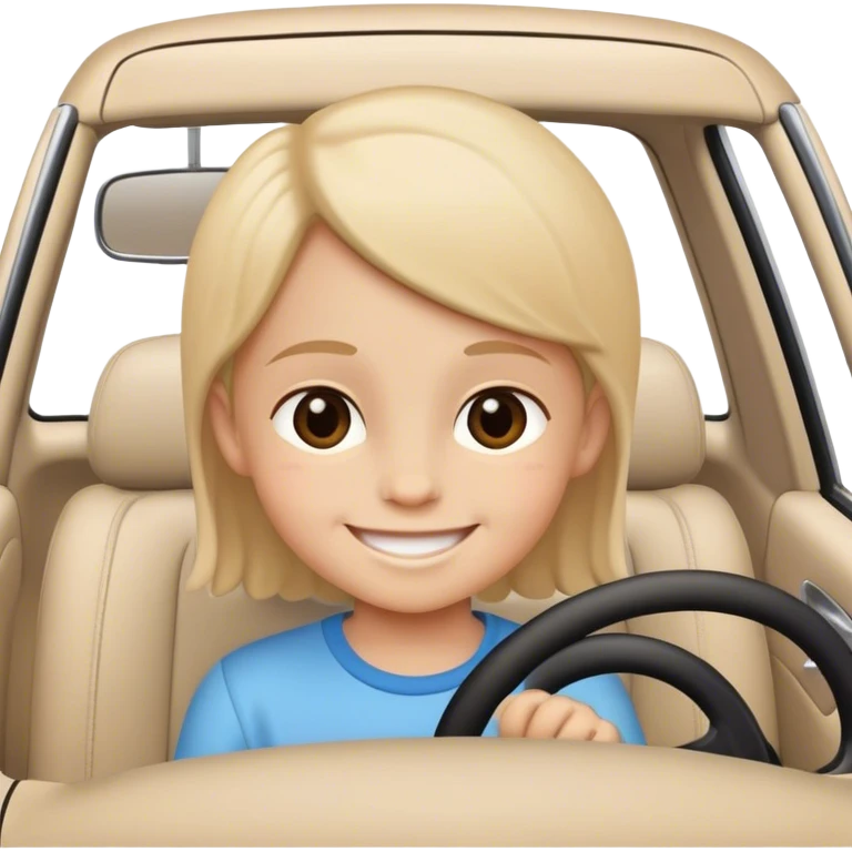 Children's car emoji