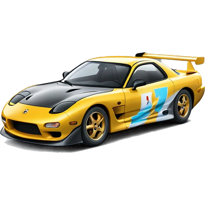 Mazda RX7 avec INOXTAG emoji