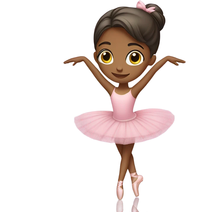 Pink ballet girl emoji