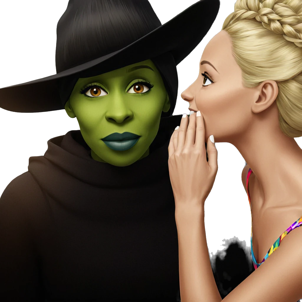 blonde girls in colorful dresses emoji