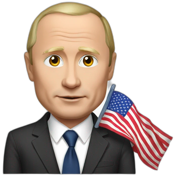 Putin with america emoji
