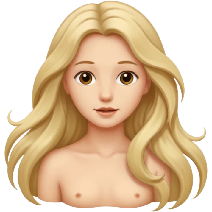 دختر لخت emoji