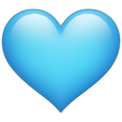 Blue heart emoji