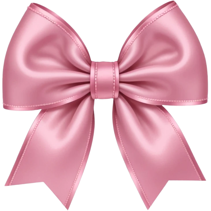 Cute light pink bow  emoji