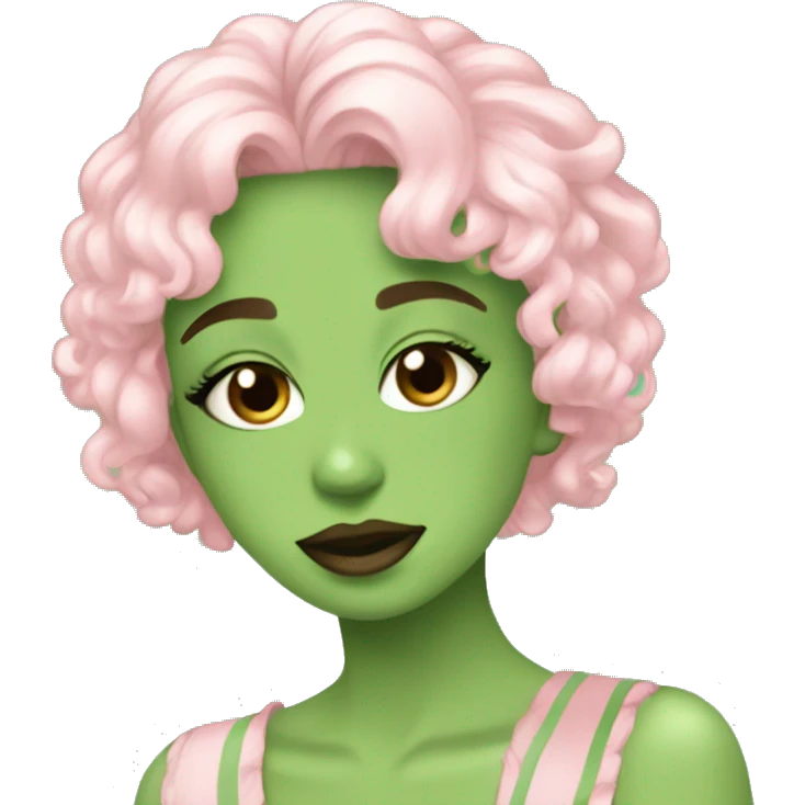 Green girly aesthetic ￼ emoji