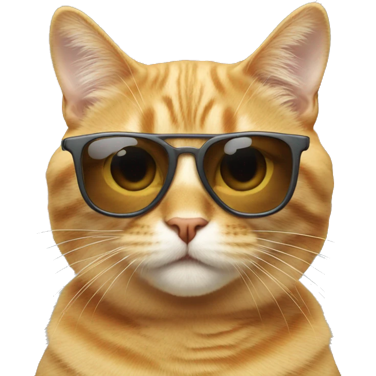 cat wearing sunglass emoji