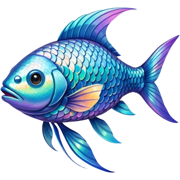 High resolution of  full body fish emoji