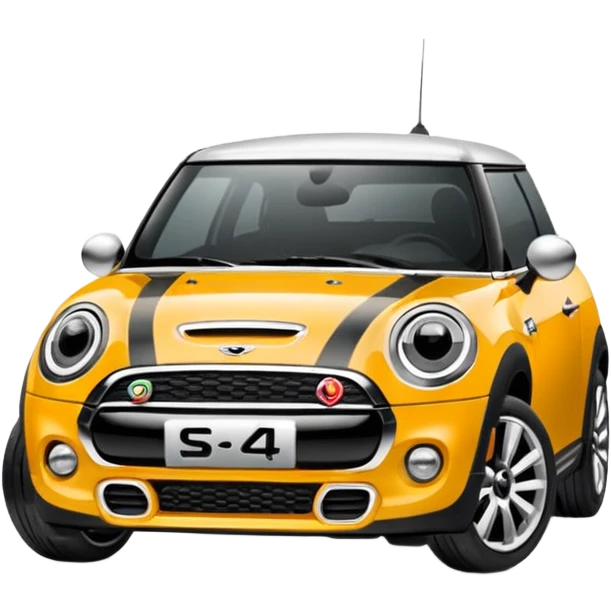 create me a mini cooper s logo emoji emoji