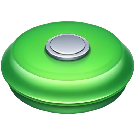 Green button emoji