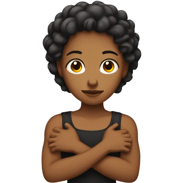 Cross her arms emoji