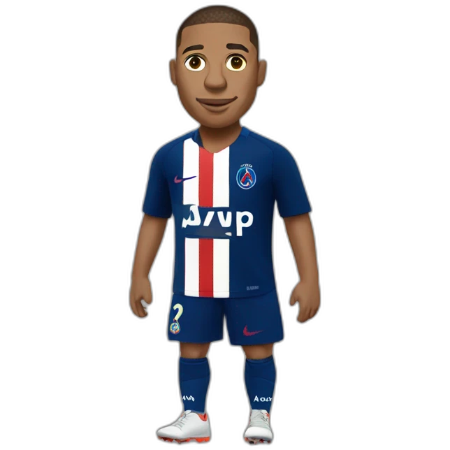 Mbappé sur robaldo emoji