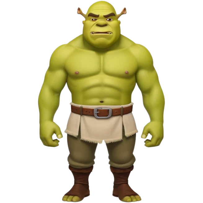 Shrek the green ogre emoji