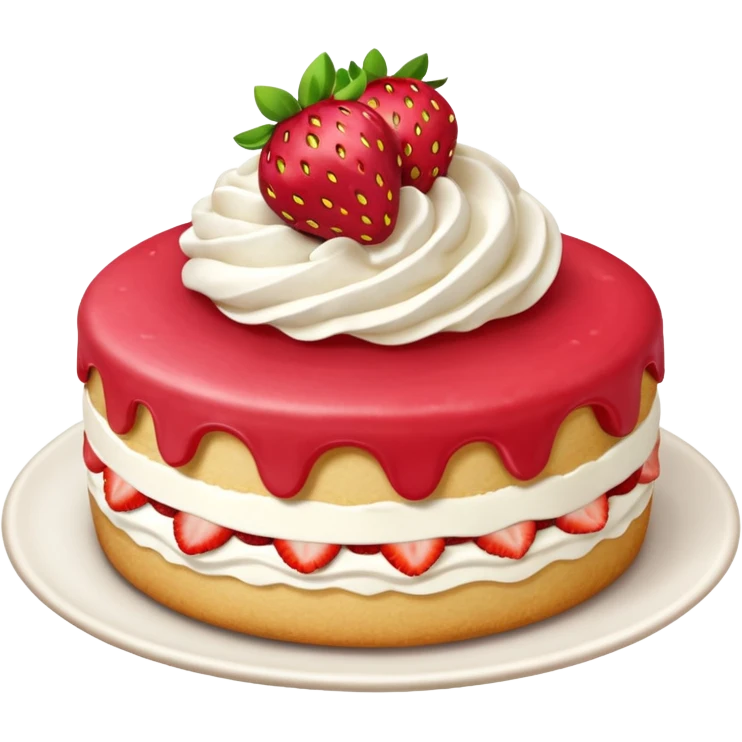 Strawberry chiscake emoji