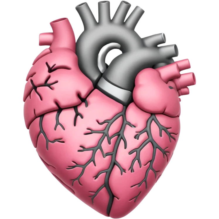 Brain and heart emoji