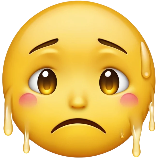 crying yellow emoji with tears emoji