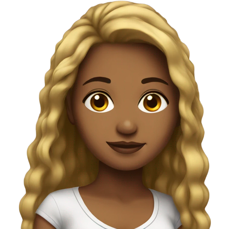 Pretty Colombian girl emoji